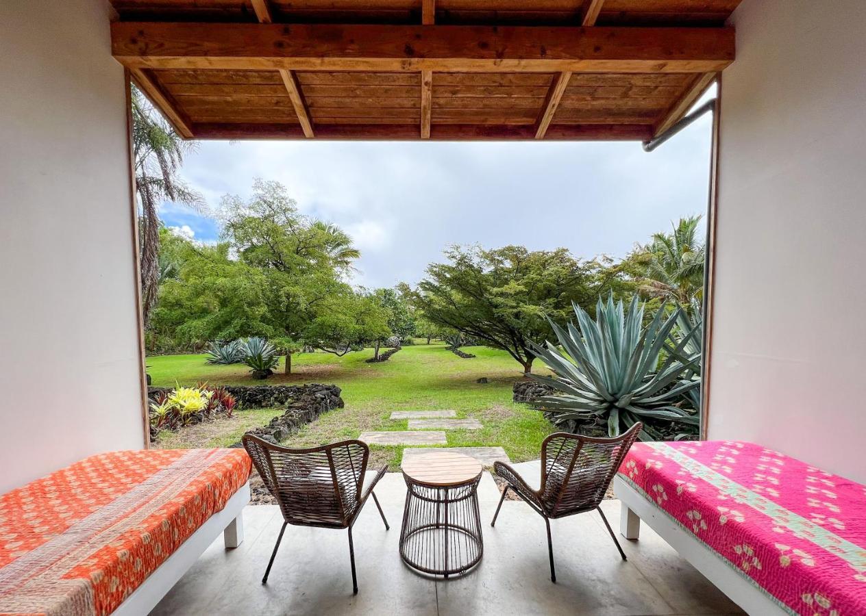 Jungle Haven Ocean Front Eco Villa On Fruit Farm Pahoa Eksteriør bilde