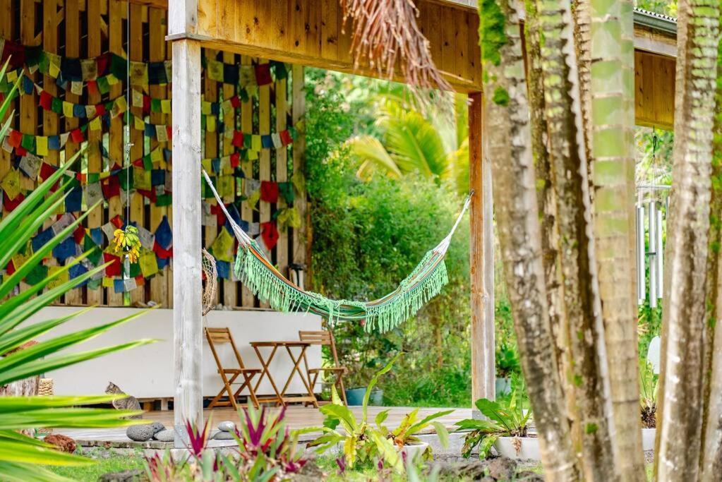 Jungle Haven Ocean Front Eco Villa On Fruit Farm Pahoa Eksteriør bilde