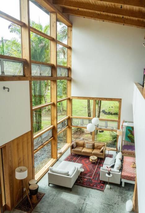 Jungle Haven Ocean Front Eco Villa On Fruit Farm Pahoa Eksteriør bilde