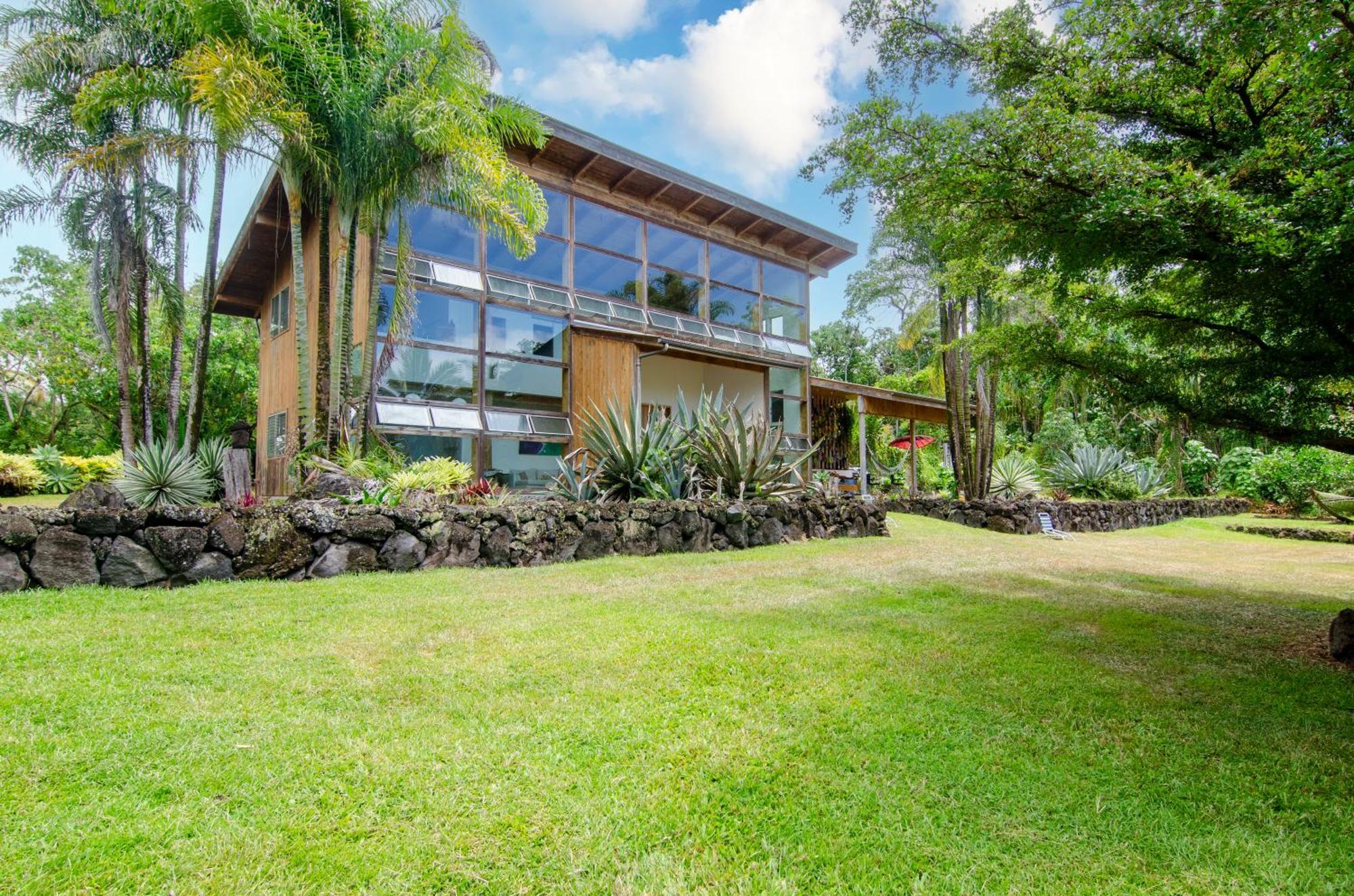 Jungle Haven Ocean Front Eco Villa On Fruit Farm Pahoa Eksteriør bilde